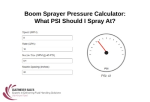 Sprayer Pressure Calculator: Discover the Right Operating PSI